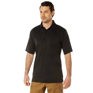 Rothco Moisture Wicking Security Polo Shirt / Black