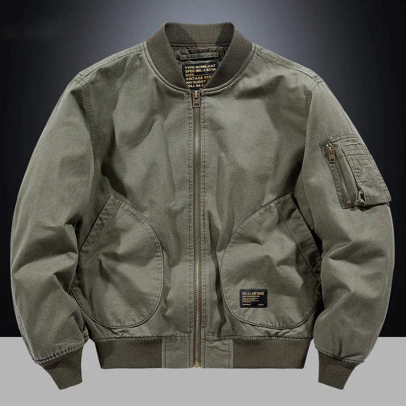 Rue François Cotton Blend Bomber Jacket