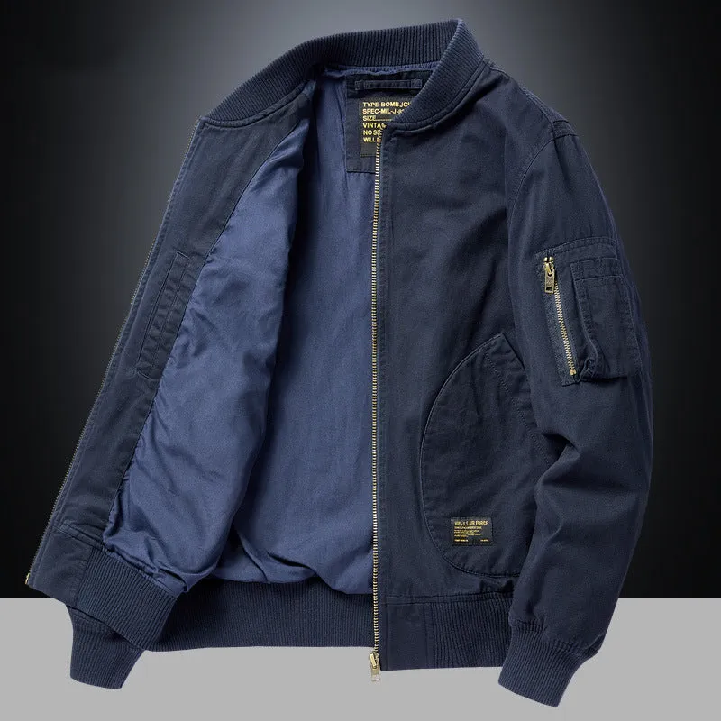 Rue François Cotton Blend Bomber Jacket
