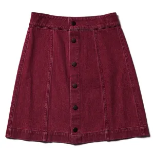 Skirt Aline Long Burgundy