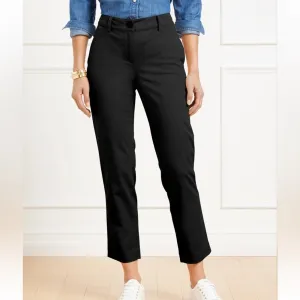 Talbots Signature Crop Elegant Black Ankle Pants