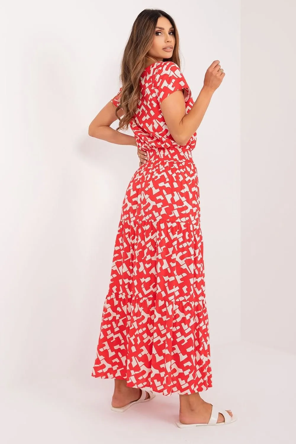 Trendy Pleat Flare Dress