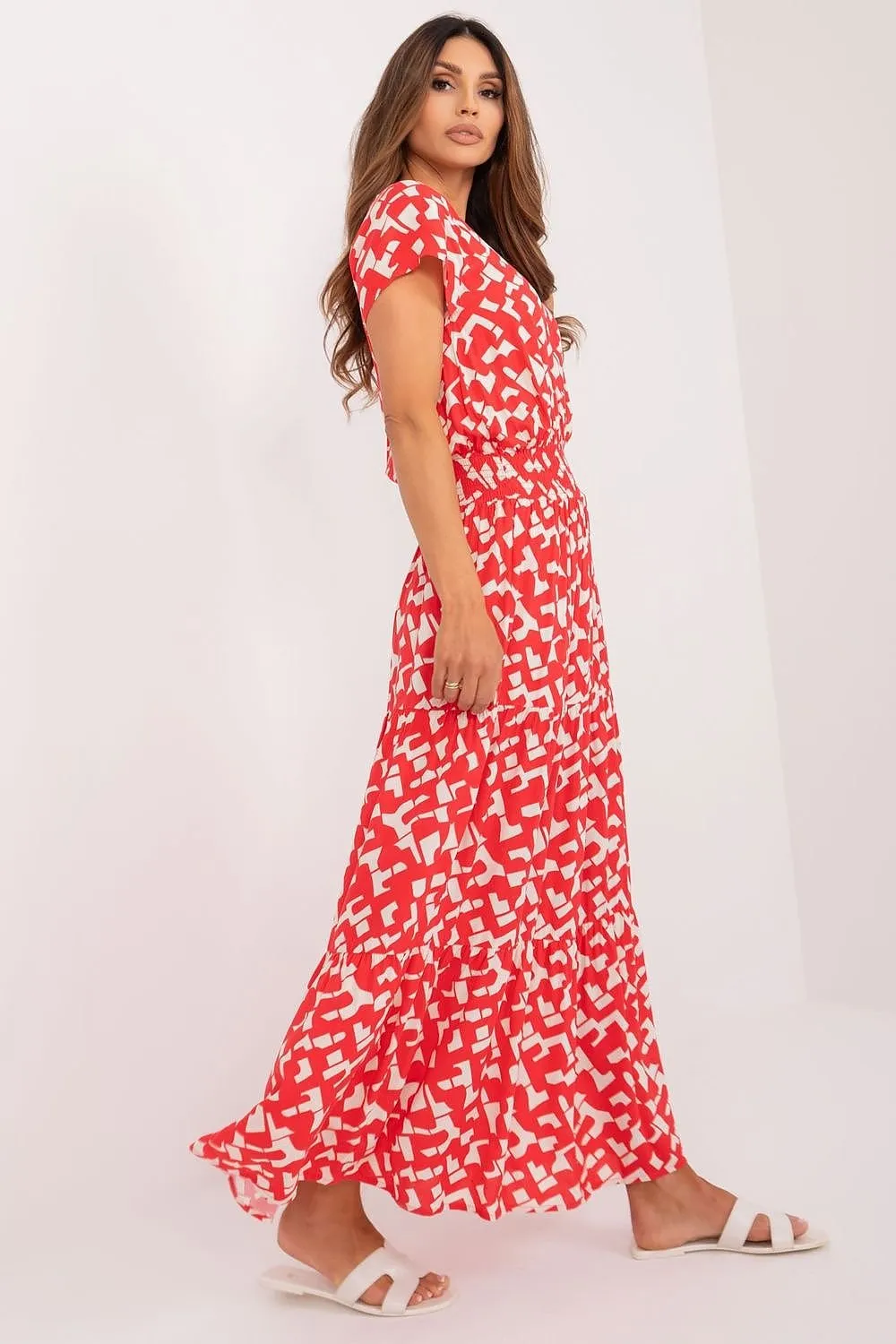 Trendy Pleat Flare Dress