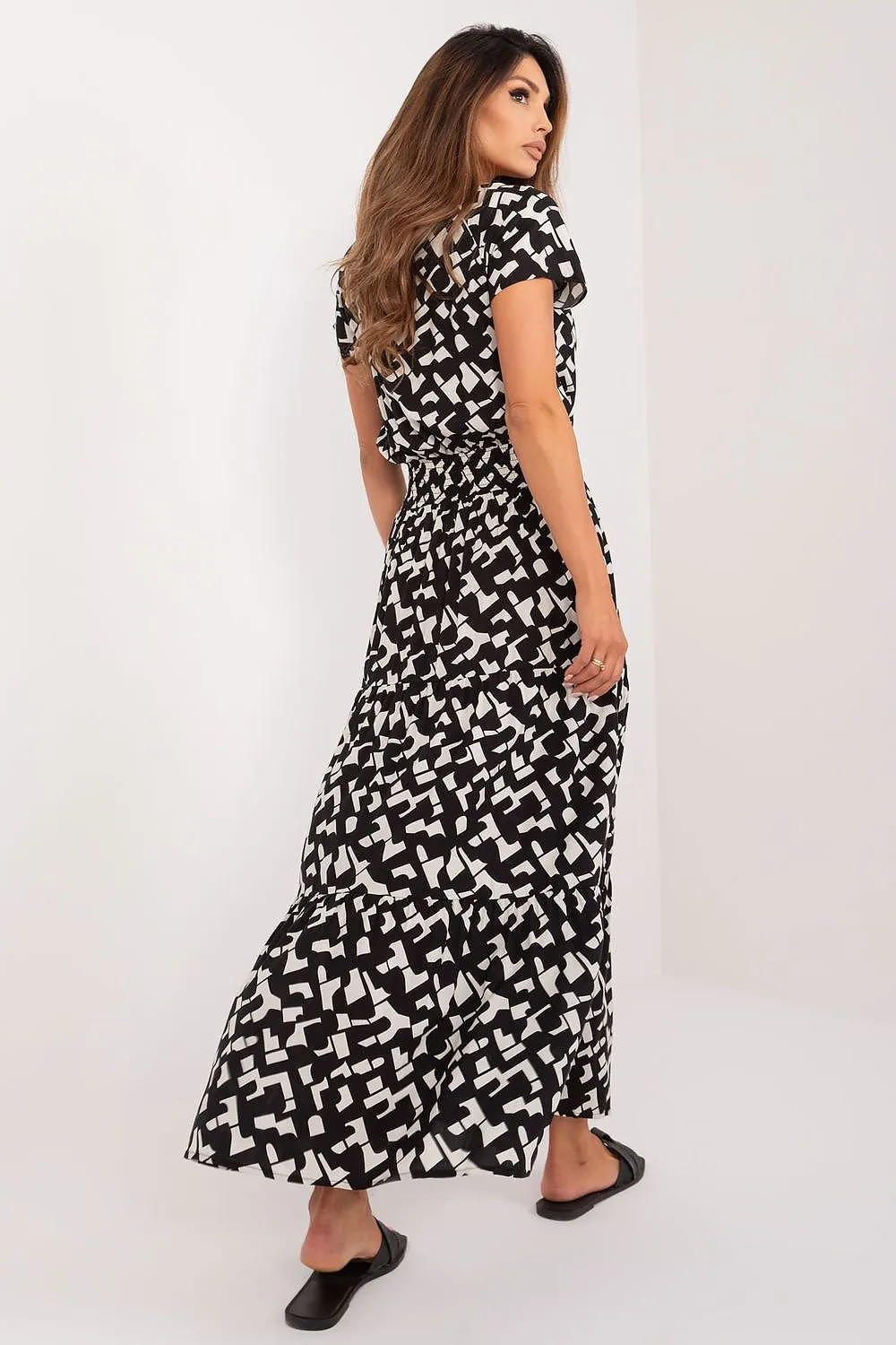 Trendy Pleat Flare Dress