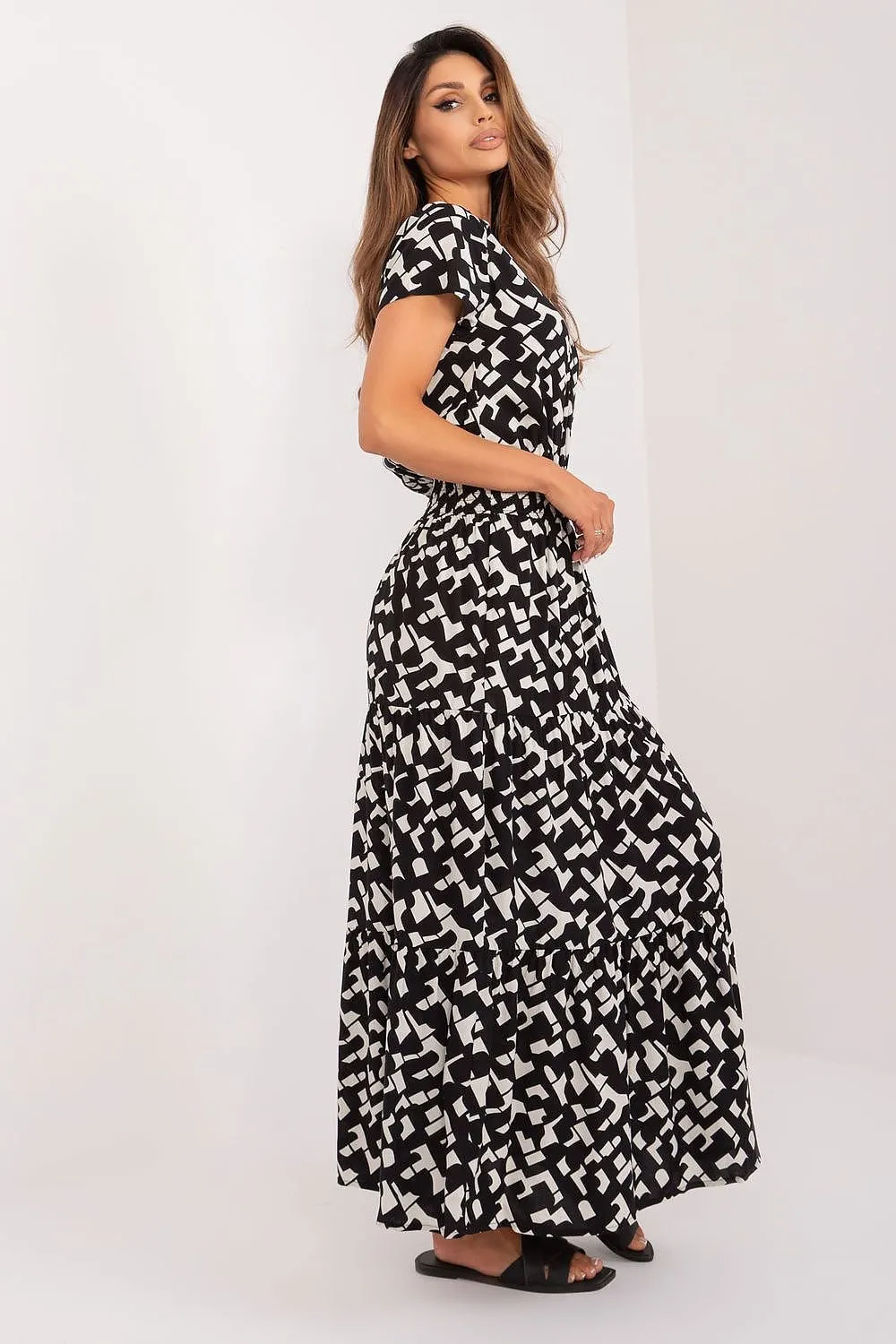 Trendy Pleat Flare Dress