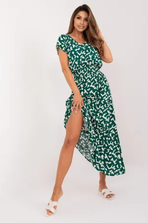 Trendy Pleat Flare Dress