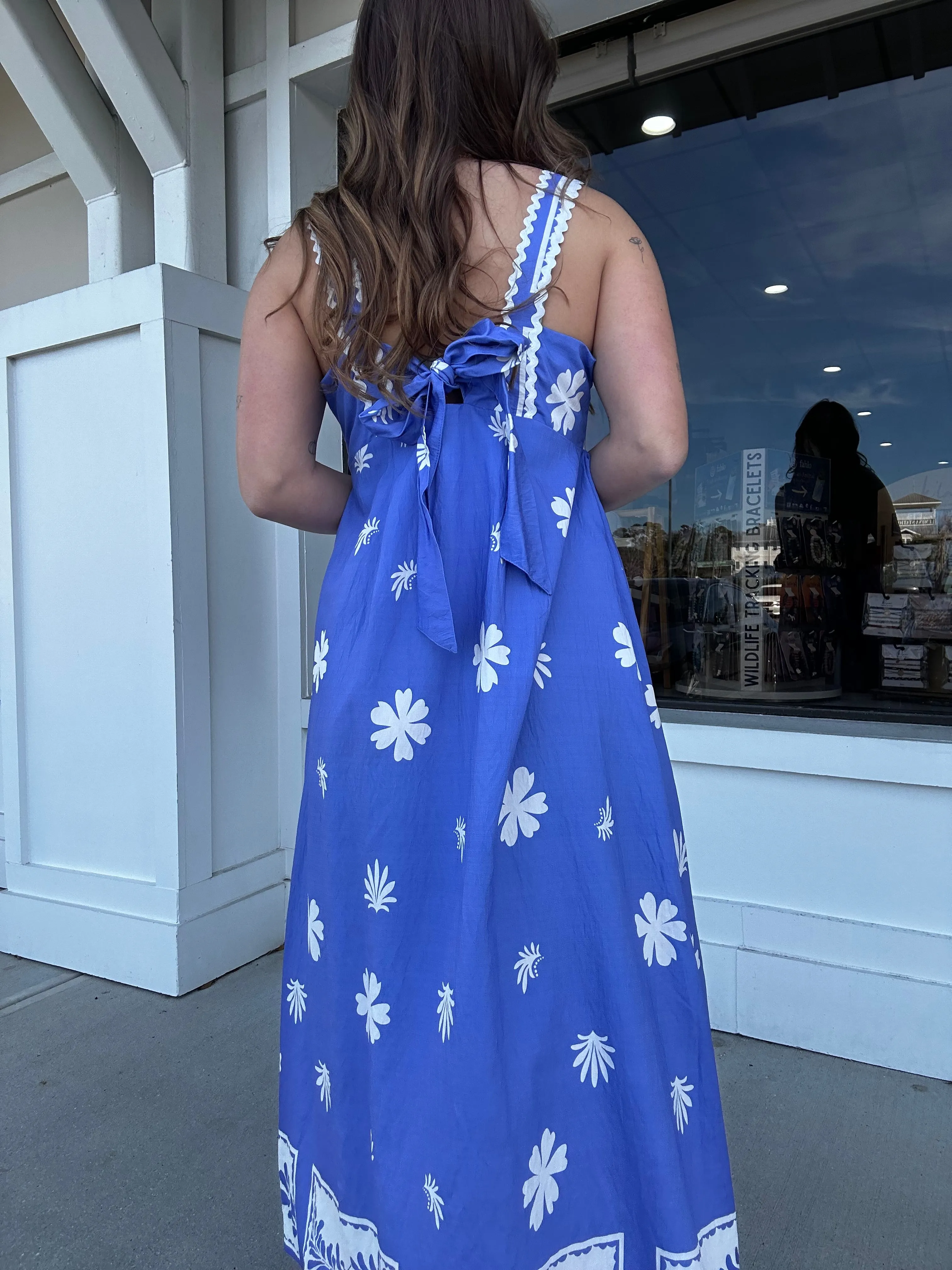 Umgee Buy me Flowers Midi Dress