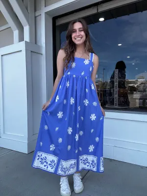 Umgee Buy me Flowers Midi Dress